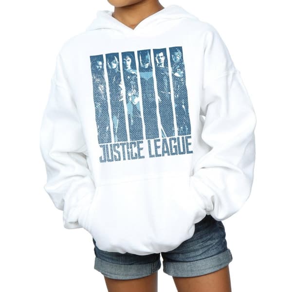 DC Comics Justice League Movie Double Indigo huvtröja för tjejer