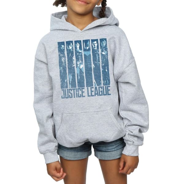 DC Comics Justice League Movie Double Indigo huvtröja för tjejer