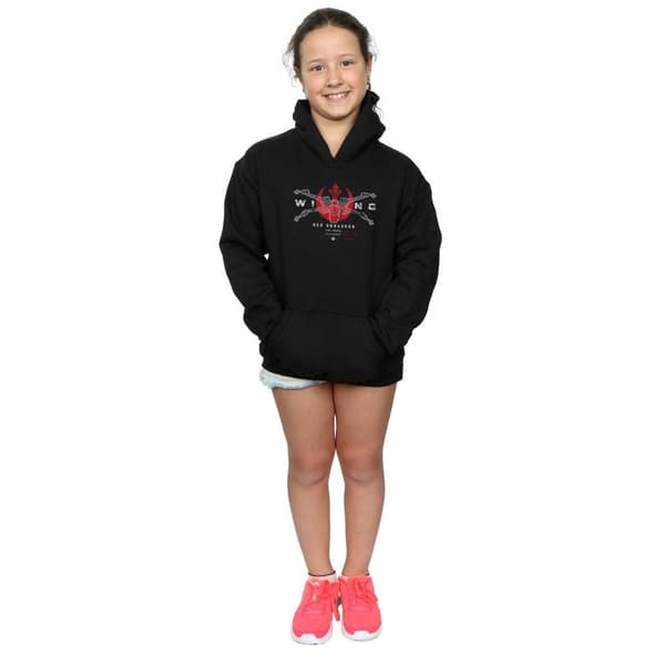 Star Wars Girls Rogue One X-Wing Red Squadron Hoodie