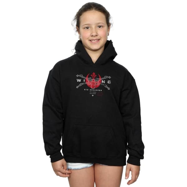 Star Wars Girls Rogue One X-Wing Red Squadron Hoodie
