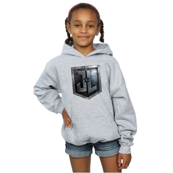 DC Comics Girls Justice League Movie Shield Hoodie