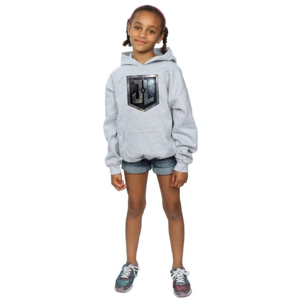 DC Comics Girls Justice League Movie Shield Hoodie