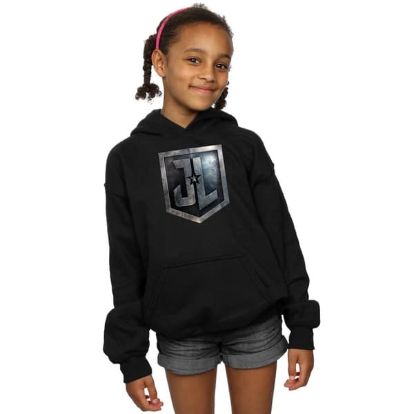 DC Comics Girls Justice League Movie Shield Hoodie