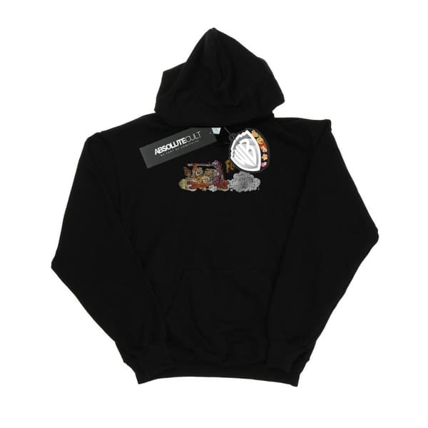 The Flintstones Girls Family Car Distressed Hoodie