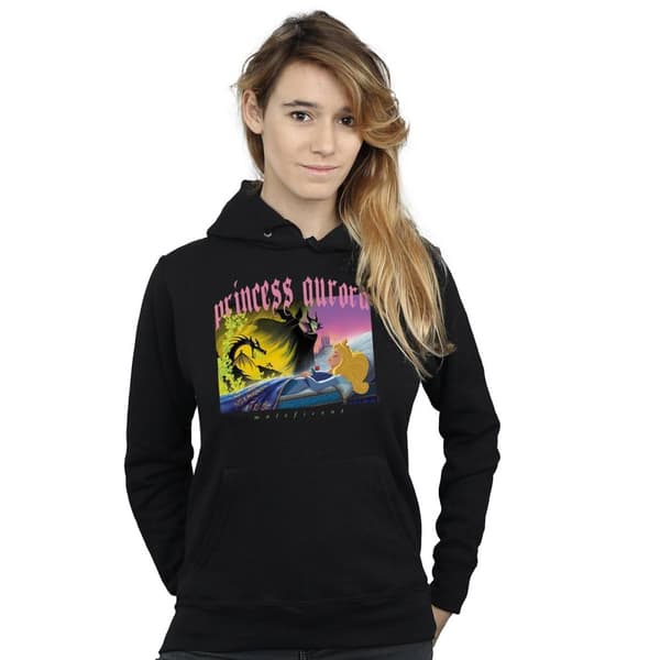 Disney Womens/Ladies Sleeping Beauty And Maleficent Hoodie