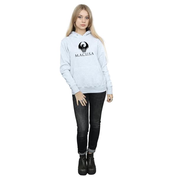 Fantastic Beasts Kvinnor/Ladies MACUSA Logo Hoodie