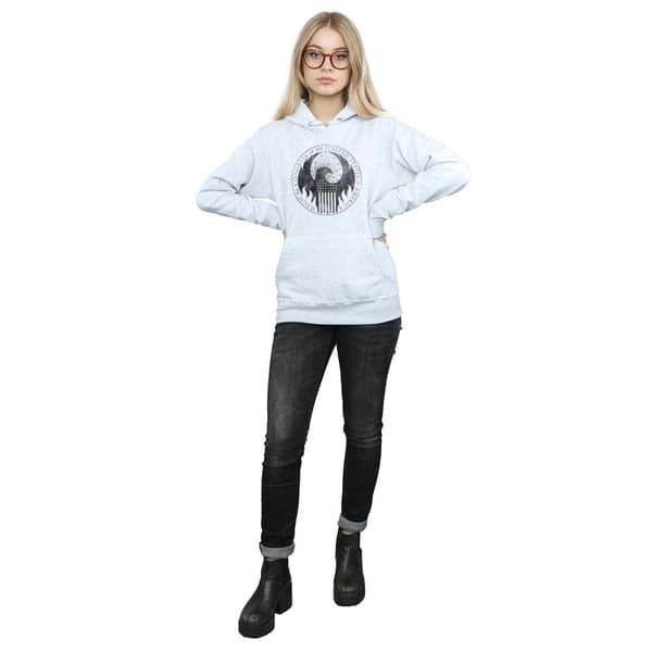 Fantastic Beasts Womens/Ladies Distressed Magical Congress Hoodie