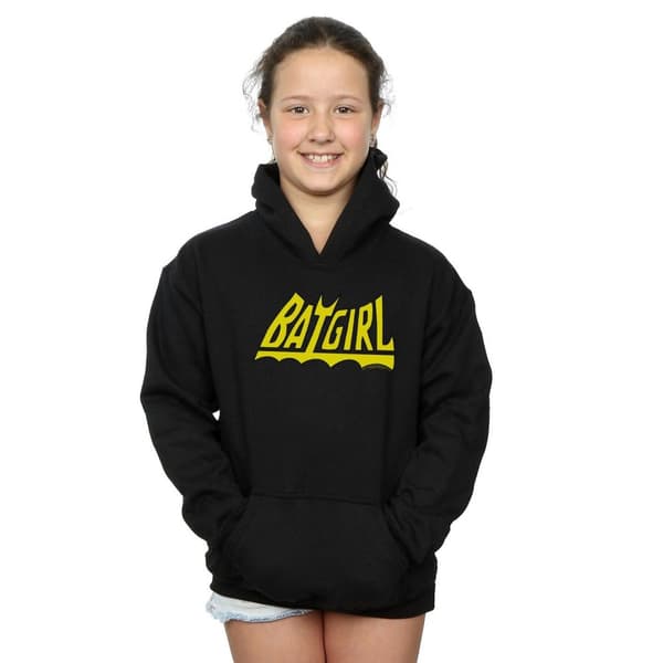DC Comics Huvtröja med Batgirl-logga för flickor