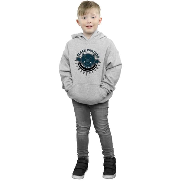 Marvel Pojkar Kawaii Black Panther Pounce Hoodie