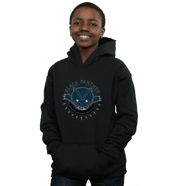Marvel Pojkar Kawaii Black Panther Pounce Hoodie