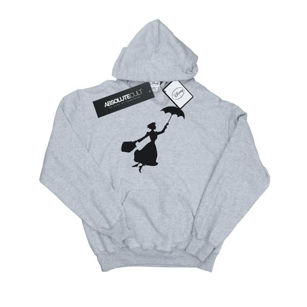 Disney Womens/Ladies Mary Poppins Flying Silhouette Hoodie