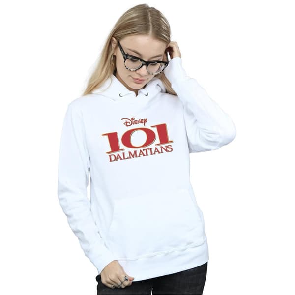 Disney Womens/Ladies 101 Dalmatians Logo Hoodie