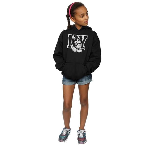 Disney Girls Mickey Mouse NY Kicking Hoodie