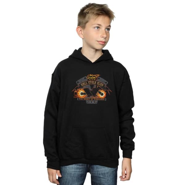 Marvel Ghost Rider Hell Cycle Club-hoodie för pojkar
