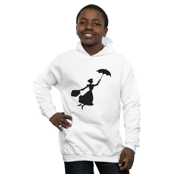 Disney Pojkar Mary Poppins Flying Silhouette Hoodie