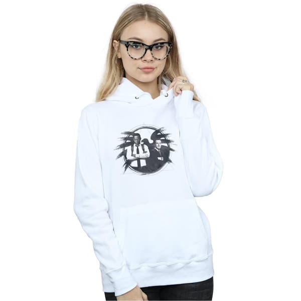 Marvel Womens/Ladies Captain Marvel Nick Fury And Agent Coulson Hoodie