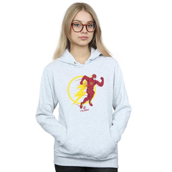 DC Comics Womens/Ladies The Flash Running Emblem Hoodie