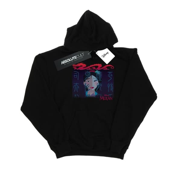 Disney Womens/Ladies Mulan Geisha Face Hoodie