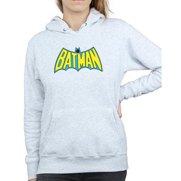 DC Comics Womens/Ladies Batman Retro Logo Hoodie