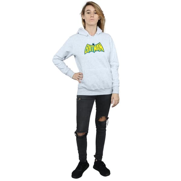 DC Comics Womens/Ladies Batman Retro Logo Hoodie