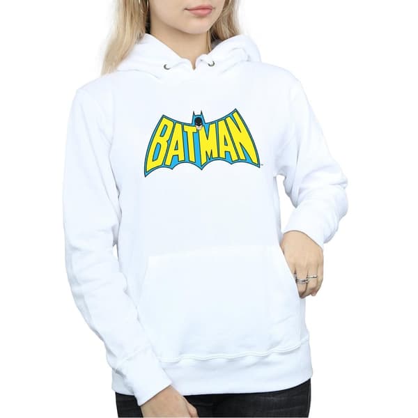 DC Comics Womens/Ladies Batman Retro Logo Hoodie
