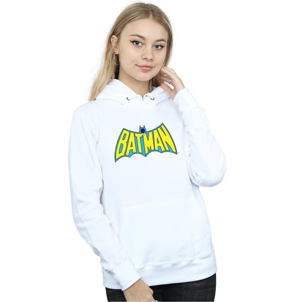 DC Comics Womens/Ladies Batman Retro Logo Hoodie