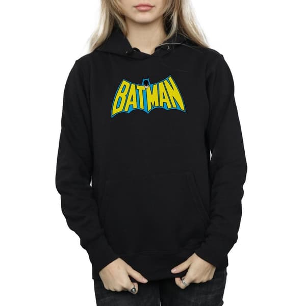 DC Comics Womens/Ladies Batman Retro Logo Hoodie