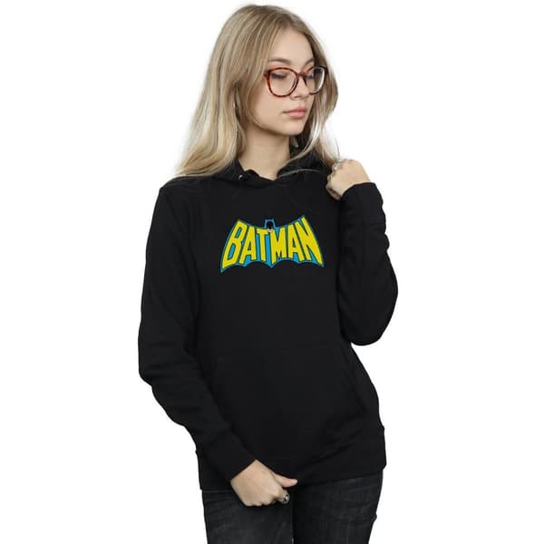 DC Comics Womens/Ladies Batman Retro Logo Hoodie