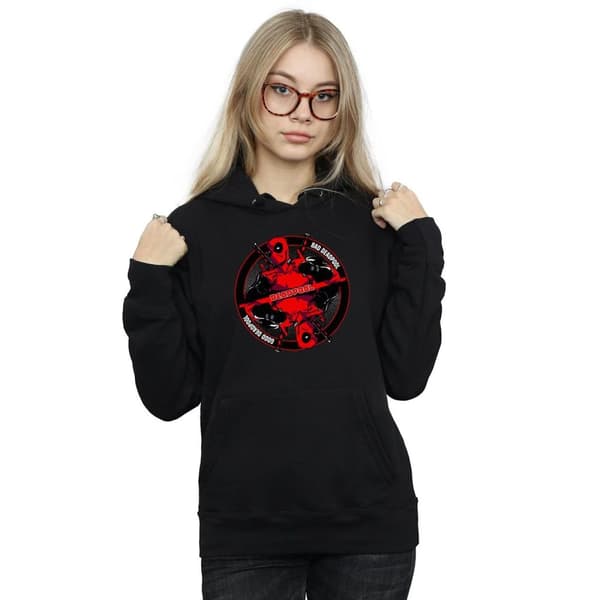 Marvel Womens/Ladies Deadpool Good Bad Hoodie