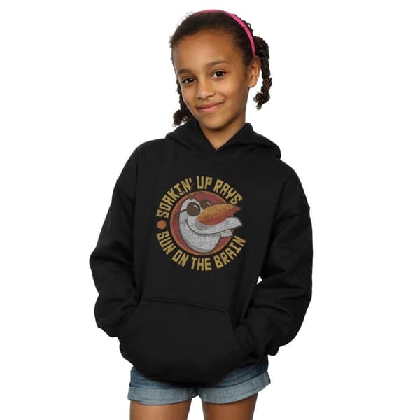 Disney Girls Frozen Olaf Sun On The Brain Hoodie