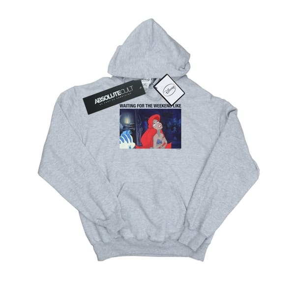 Disney Girls Den lilla sjöjungfrun Väntar På Helgen Hoodie