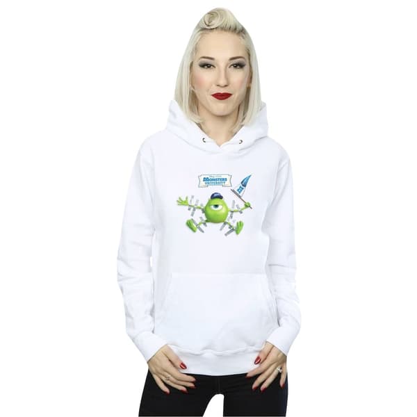 Disney Womens/Ladies Monsters University Taped Mike Hoodie