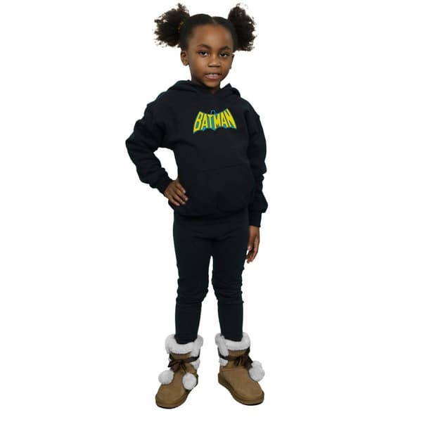 DC Comics Girls Batman Retro Logo Hoodie