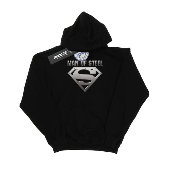 DC Comics Girls Superman Man Of Steel Shield Hoodie