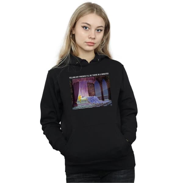 Disney Womens/Ladies Sleeping Beauty I´ll Be There In 5 Hoodie