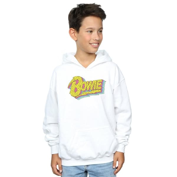 David Bowie Boys Moonlight 90s Logo Hoodie