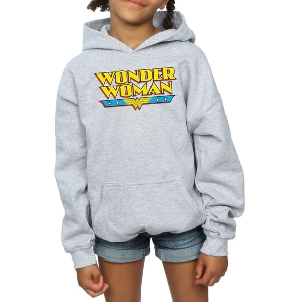DC Comics Girls Wonder Woman Text Logo Hoodie