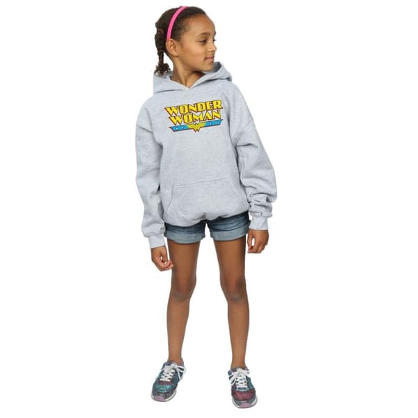 DC Comics Girls Wonder Woman Text Logo Hoodie
