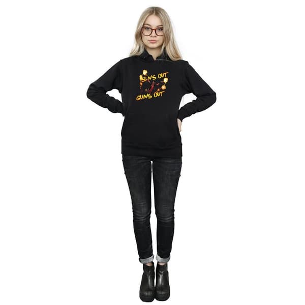 Marvel Womens/Ladies Deadpool Sun´s Out Guns Out Hoodie