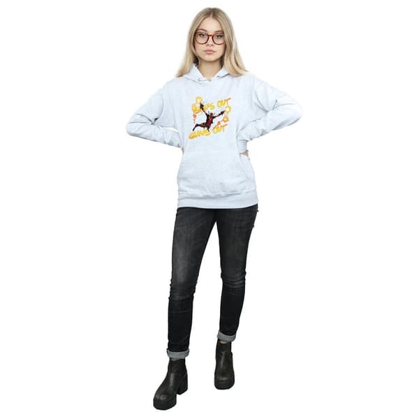Marvel Womens/Ladies Deadpool Sun´s Out Guns Out Hoodie