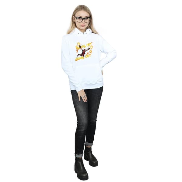 Marvel Womens/Ladies Deadpool Sun´s Out Guns Out Hoodie
