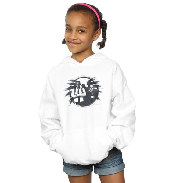 Marvel Girls Captain Marvel Nick Fury And Agent Coulson Hoodie