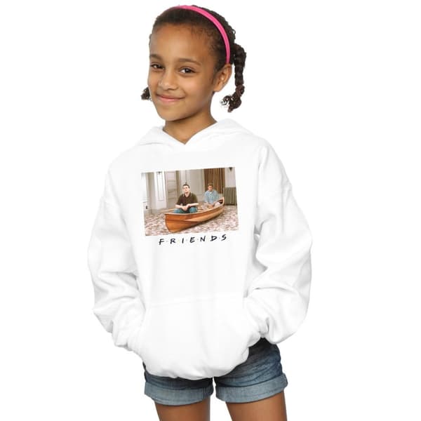 Friends Joey And Chandler Boat-hoodie för flickor