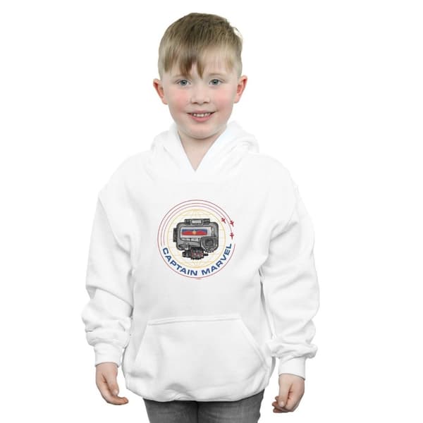 Marvel Kapten Marvel Pager-hoodie för pojkar