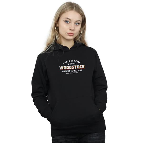 Woodstock Varsity 1969-hoodie för kvinnor/damer