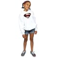 Miniatyrbild 4 av 5: DC Comics Justice League Movie Superman Emblem Hoodie för tjejer