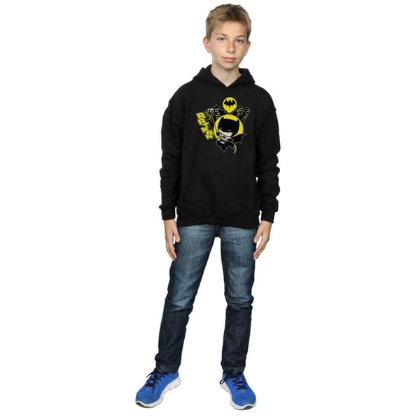 DC Comics Chibi Batman Swinging-hoodie för pojkar