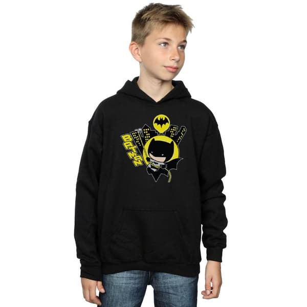 DC Comics Chibi Batman Swinging-hoodie för pojkar