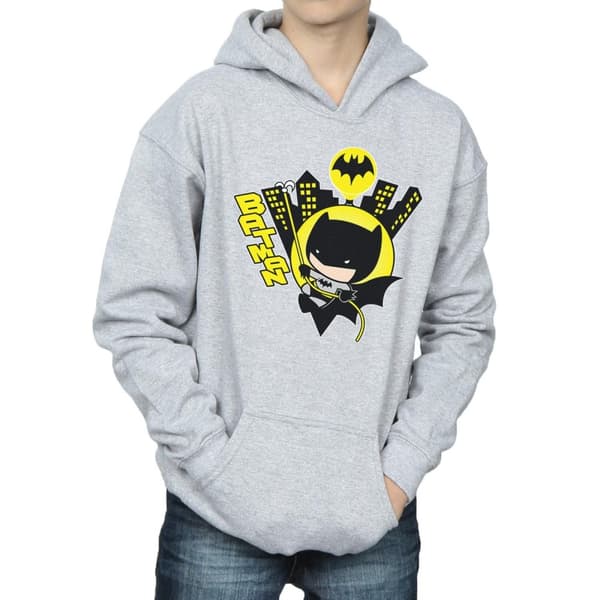 DC Comics Chibi Batman Swinging-hoodie för pojkar