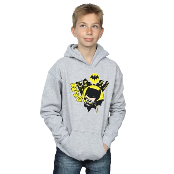 DC Comics Chibi Batman Swinging-hoodie för pojkar